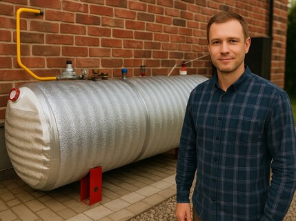 Наземный газгольдер 2700 л